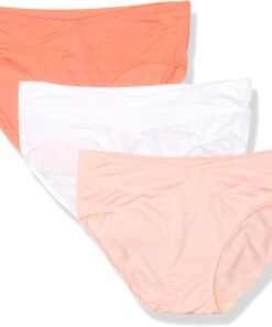Warner's womens Blissful Benefits No Muffin Top 3 Pack Hipster Panties