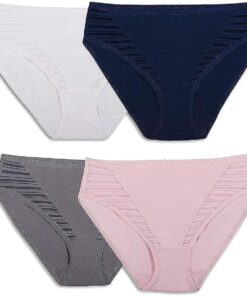 Fruit of the Loom Women's Breathable Underwear, Moisture Wicking Keeps You Cool & Comfortable, Available in Plus Size