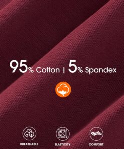 Alternative view of PNQUNZ Cotton Hipster Panties Women: 6-Pack Soft Full Coverage Mid Rise Underwear for Everyday Comfort