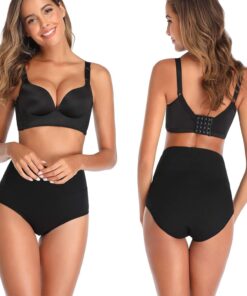 Alternative view of QOVOQ Women's High Waist Cotton Underwear Stretch Briefs Soft Comfy Ladies Panties MultiPack