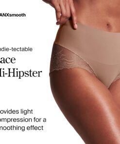 Alternative view of SPANX smooth Undie-tectable Lace Hi-Hipster - Core Control - Comfortable Lace Shapewear Underwear - No Visible Panty Lines