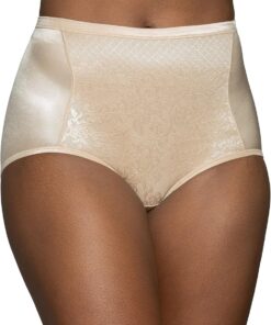 Vanity Fair Women's Smoothing Comfort Brief Panties with Rear Lift