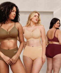 Alternative view of MIOTAN Women's Underwear 4 Pack, Cotton Mid Waisted Ladies Panties Comfy Briefs Full Coverage