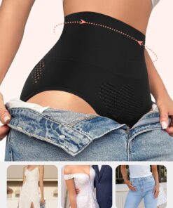 Alternative view of MIOTAN Women's Underwear 5 Pack High Waisted Tummy Control Ladies Panties Breathable Comfortable Briefs Full Coverage S-XXL