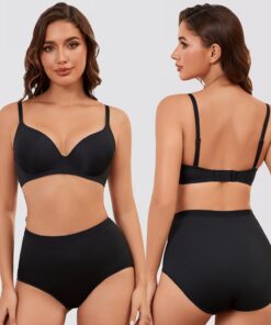 Alternative view of MEIDAYAI Womens High Waisted Tummy Control Underwear Full Coverage Comfort Briefs Moisture-Wicking Seamless Panties MultiPack